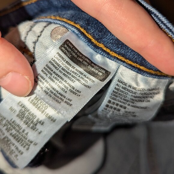 Levi's 721 High rise skinny W28 L30 Indigo - Picture 6 of 8